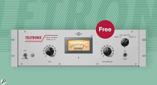 UA Free LA2A UAD optical tube valve compressor analogue emulation plug-in