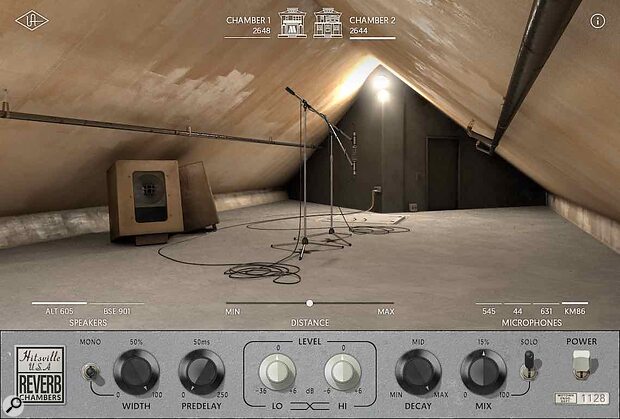 Hitsville Reverb Chambers modelled native DSP plug-in