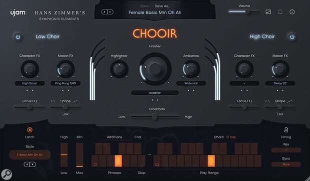 UJAM Symphonic Elements Chooir vocal choir sample library