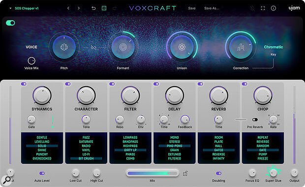 If you need your vocals to jump out of the mix in a modern pop or electronic fashion, there are presets for that.