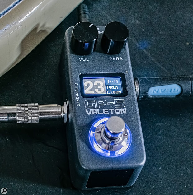The Valeton GP‑5: an entire guitar rig that fits in your pocket.