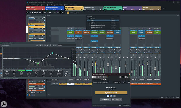 VSL Vienna Ensemble Pro 8 8V network virtual instrument video plug-in host software