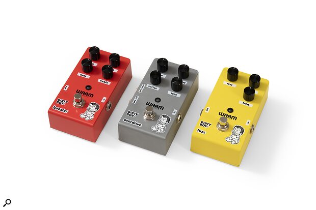 Warm Audio Dirty Boy Jr. Series Overdrive Booster Fuzz analogue guitar pedals