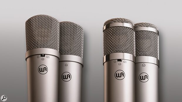 Warm Audio Jr Series Jr Studio Essentials WA-47jr WA-87jr U47 U87 inspired microphones
