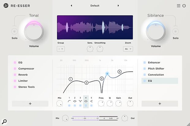 Wavesfactory Re-Esser de-esser vocal processing plug-in