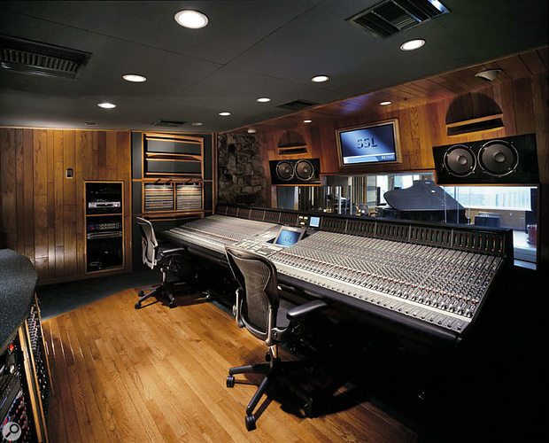 The other Platinum Sound control room, with its K9000 SSL console.