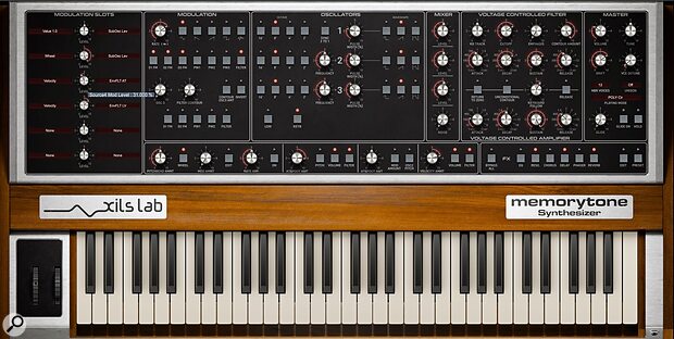 XILS Lab MemoryTone Moog Memorymoog software synthesizer emulation plug-in