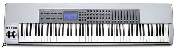 Paul Wiffen explains how to get the Keystation Pro 88's transport controls to communicate with Logic.