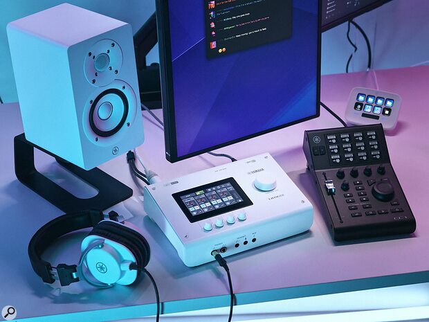 Yamaha URX CC1 USB-C audio video HDMI interface single-fader DAW controller