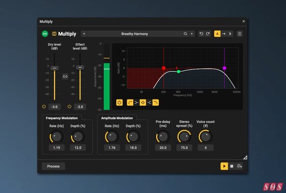 Acon Digital Multiply 2 voice doubling chorus plug-in