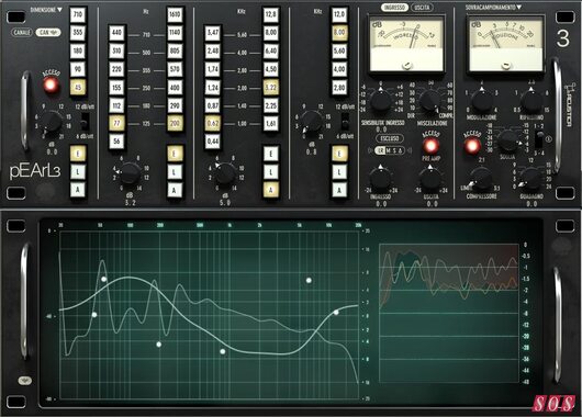 Acustica Pearl 3 EQ compressor analogue emulation plug-in