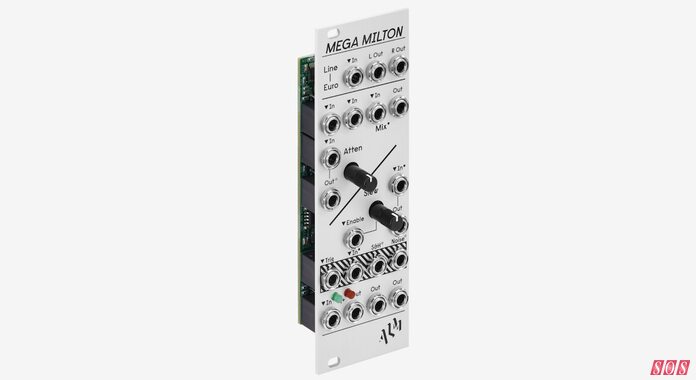 ALM Busy Circuits Mega Milton Eurorack mixer splitter attenuator line input module 