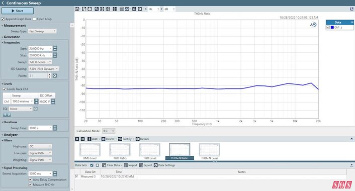 Audio Precision APx500 Measurement Software Version 8.0 test gear analyser update