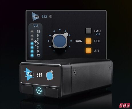 API 312 SEPIA Karno modular platform mic preamp