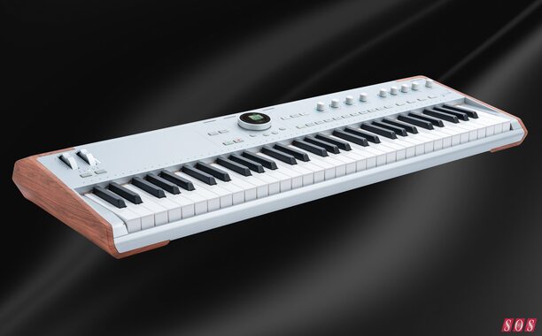 Arturia AstroLab Silver performance stage piano keyboard synth