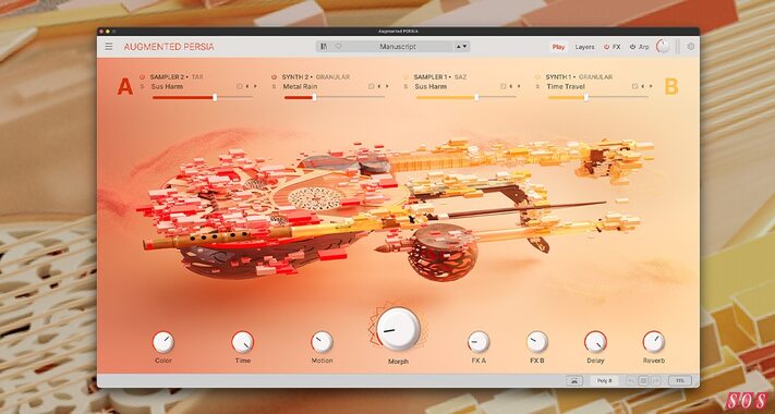 Arturia Augmented Persia hybrid virtual instrument sample library