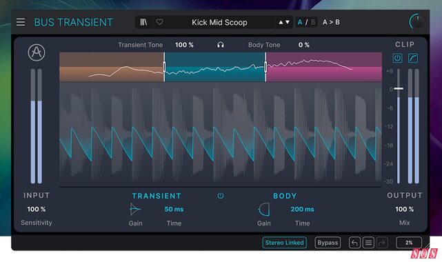 Bus Transient plug-in from Arturia