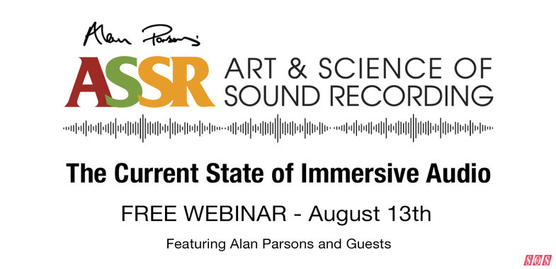 Free Immersive Audio Webinar featuring Alan Parsons 