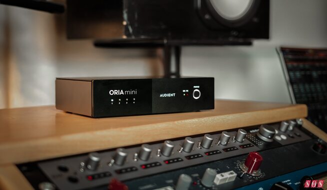 Audient Oria Mini hardware acoustic room-correction unit Sonarworks