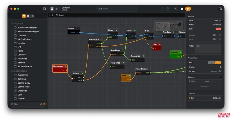 INTJ Software AudioBench DSP signal chain building testing analysis