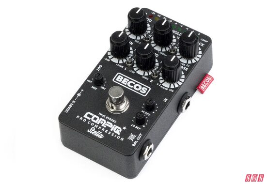 Becos FX CompIQ Stella Pro Compressor MK2 analogue guitar effects pedal