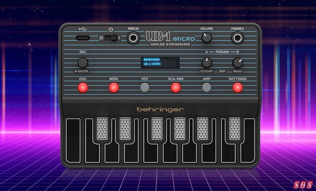Behringer UB-1 Micro Oberheim-inspired miniature analogue synthesizer