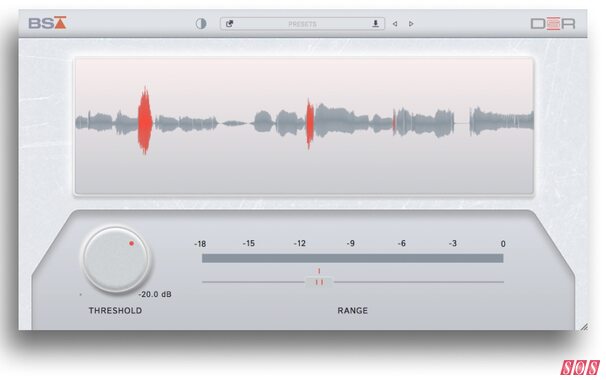 Black Salt Audio DSR simple de-esser plug-in