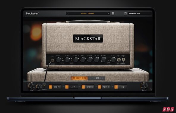 Blackstar St. James Plugin valve tube amp cabinet simulation emulation software