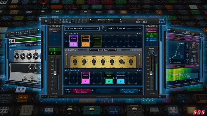 Blue Cat Axiom 2.3 guitar bass multi-effects software plug-in