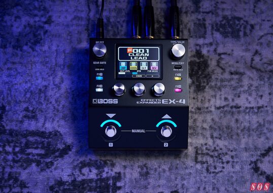 Boss launch the EX-4 Effects Expander