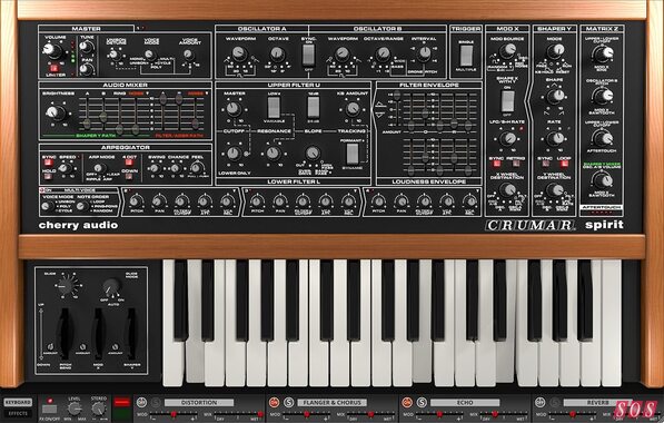 Cherry Audio introduce Crumar Spirit