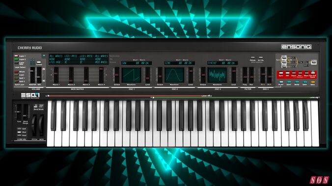 Cherry Audio Ensoniq ESQ-1 vintage hybrid digital analogue synthesizer emulation VST