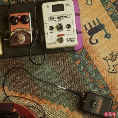 Cloudvocal EverSync SP-10 wireless instrument microphone pedalboard system