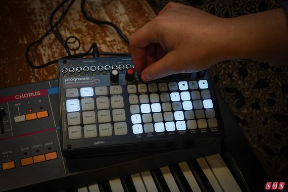 Cre8audio Programm Eurorack MIDI CV gate sequencer module