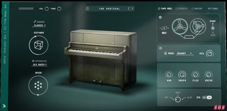 The Crow Hill Company The Vertical Piano vintage restored piano sample library
