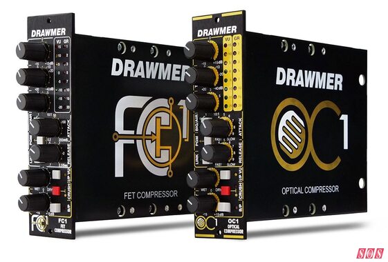 Drawmer OC1 FC1 optical FET compressor 500-series modules
