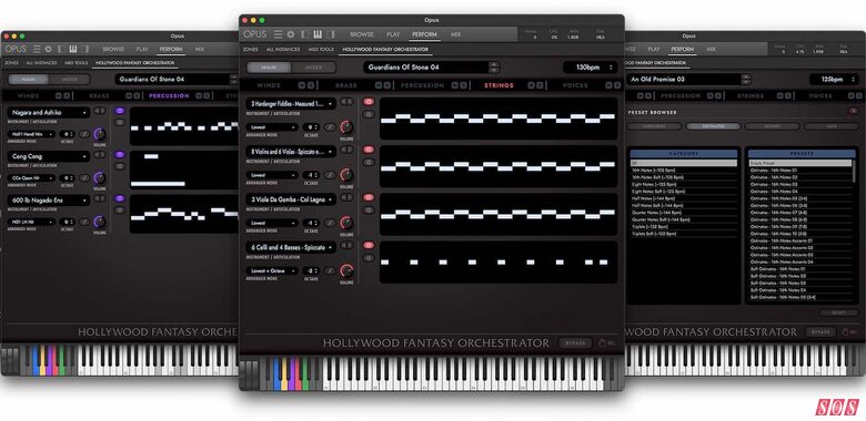 EastWest Hollywood Fantasy Orchestrator scoring tool generate orchestral parts arrangements
