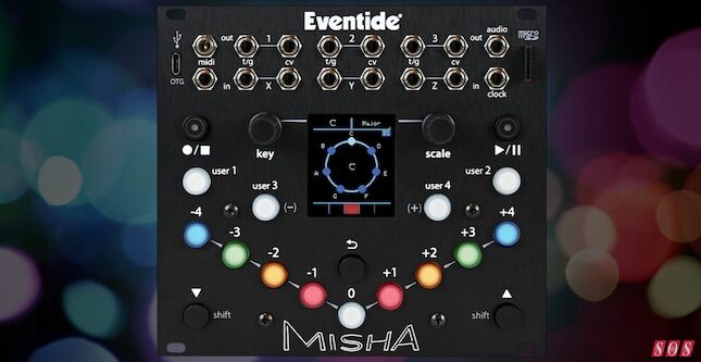 Eventide Misha Eurorack tone-row sequencer module