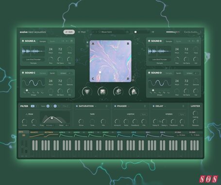 Excite Audio Evolve Nest Acoustics hybrid software synth sample library