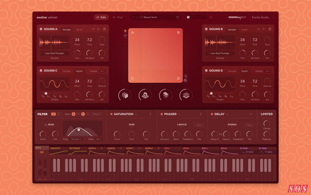 Excite Audio reveal Evolve Velvet synth