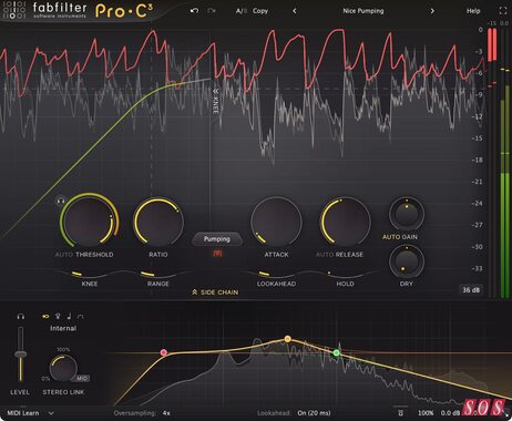 FabFilter Pro-C 3 compressor plug-in