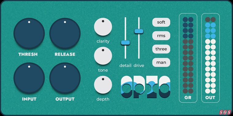 fedDSP Opto optical compressor emulation plug-in