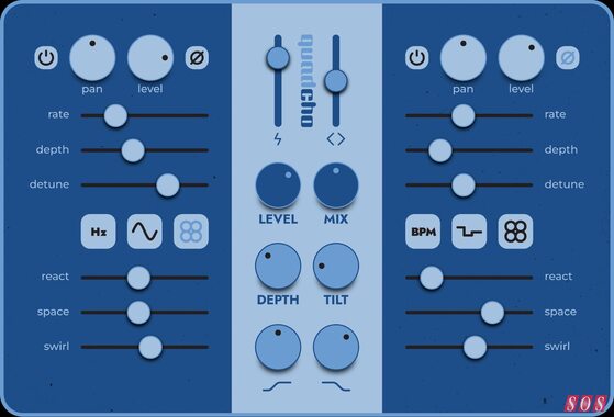 FedDSP quadCHO chorus plug-in effect
