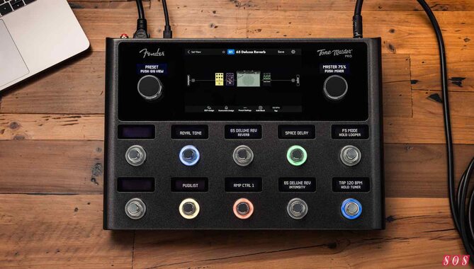 Fender Tone Master Pro multi-effects amp modelling guitar floorboard system