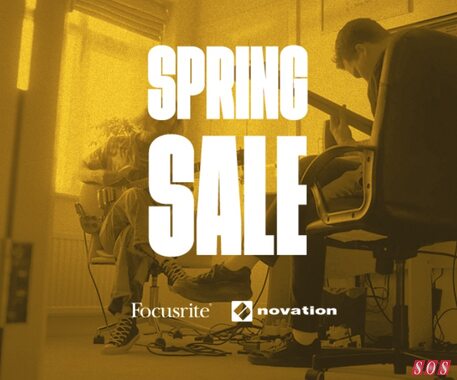 Focusrite Novation Spring Sale audio interface instrument synthesizer sale