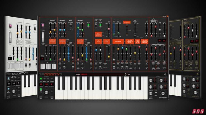 GForce Software Oddity3 ARP Odyssey software synthesizer emulation modelled