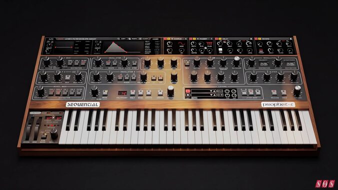 GForce Sequential Prophet-5 vintage analogue synthesizer software emulation