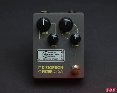 Great Eastern FX Co. Distortion Filter D312A guitar pedal band-pass filter