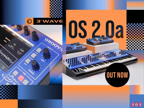 Groove Synthesis 3rd Wave Firmware 2.0a hardware wavetable synth PPG Wave