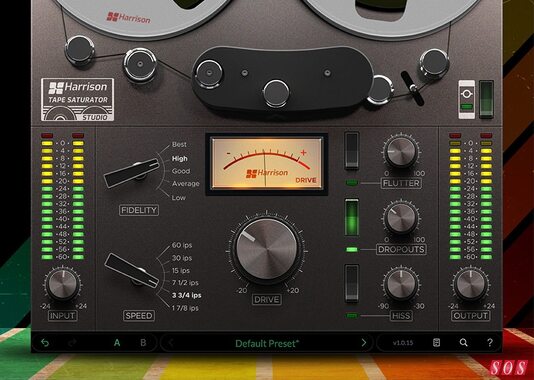 Harrison Audio Tape Saturator plug-in